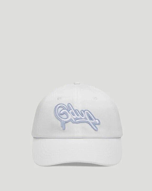 Geedup Handstyle EMB Logo White Cap Hat