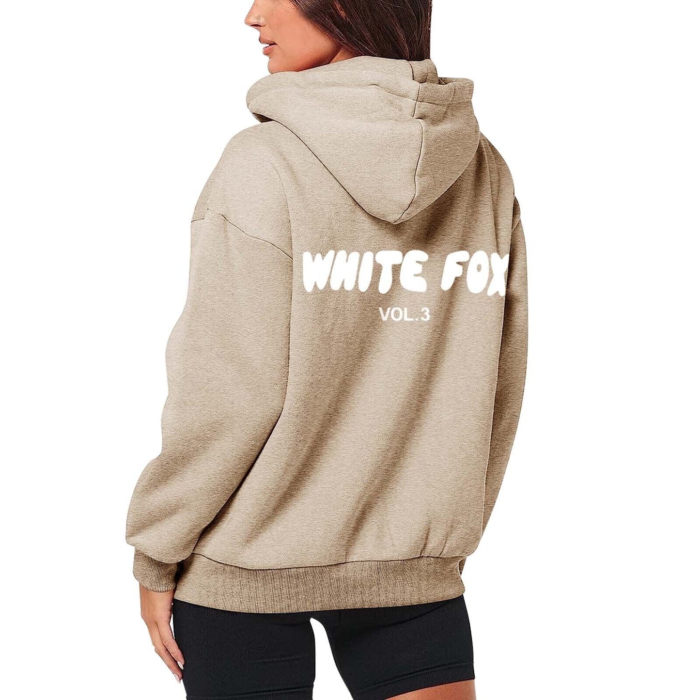 Women'S Casual Loose Printed Hoodie Sweatshirt Trendy Letter Graphic Pullover