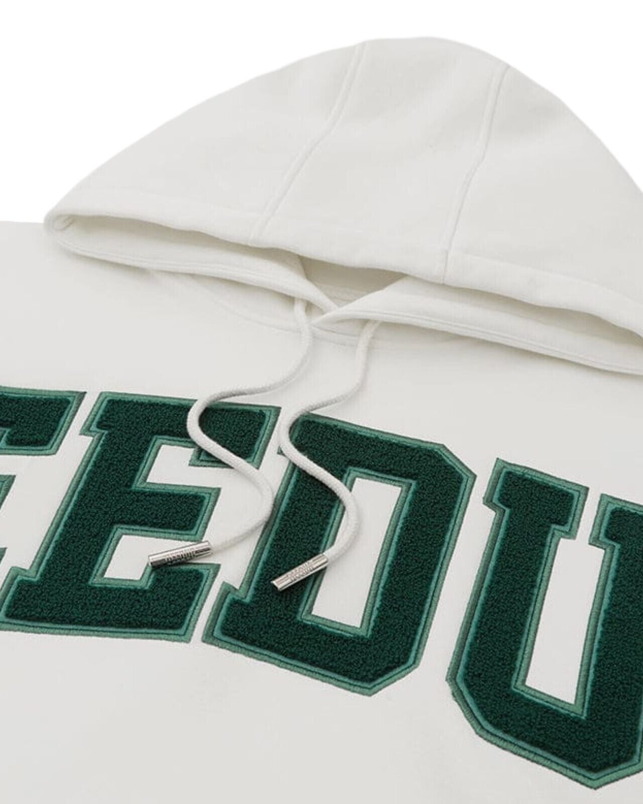 L & XL ✅ Geedup Logo Hoodie White/Green 🥷🏼 Brand New 📦