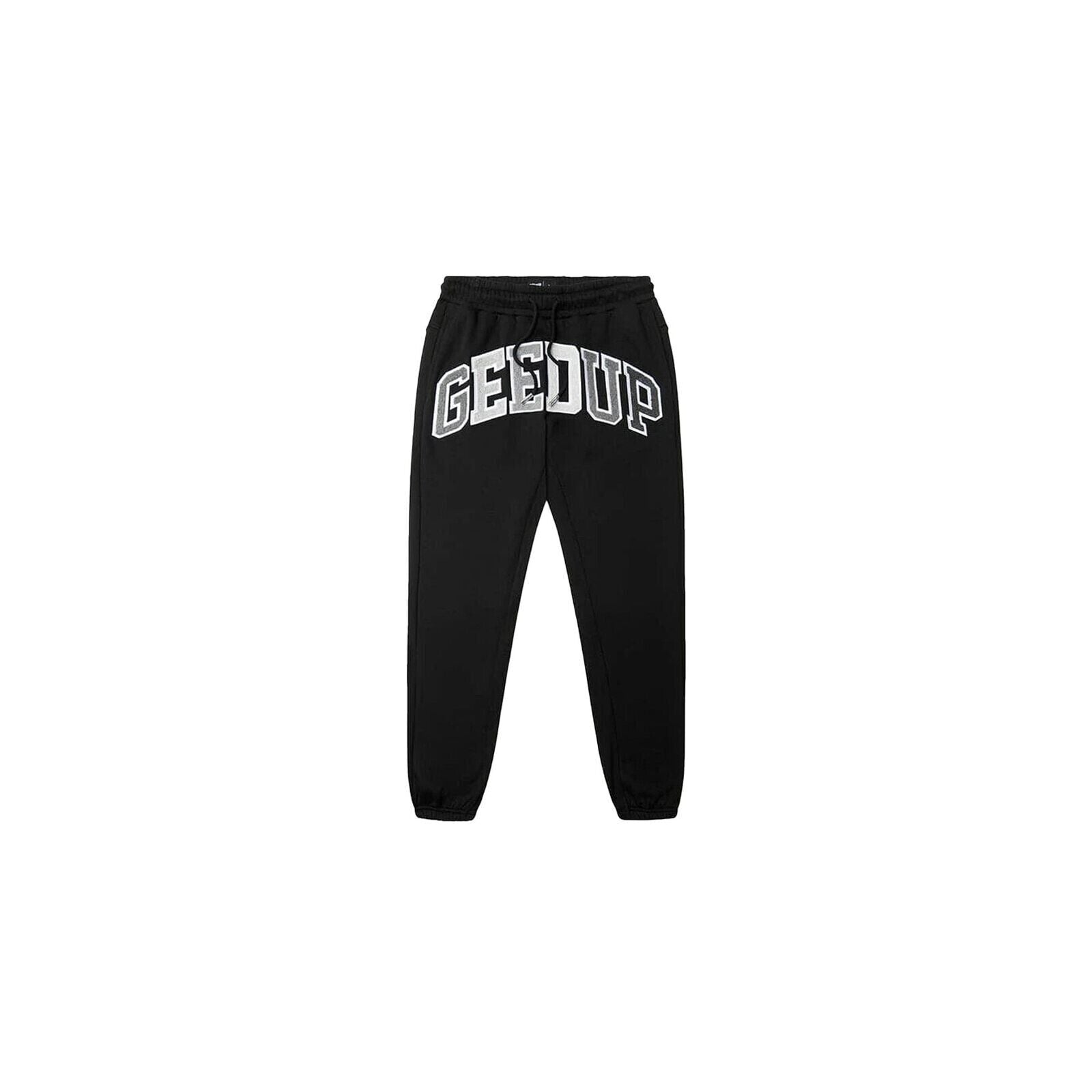 Geedup Team Logo Trackpants 'Black Monochrome' Large BRAND NEW | FREE SHIPPING