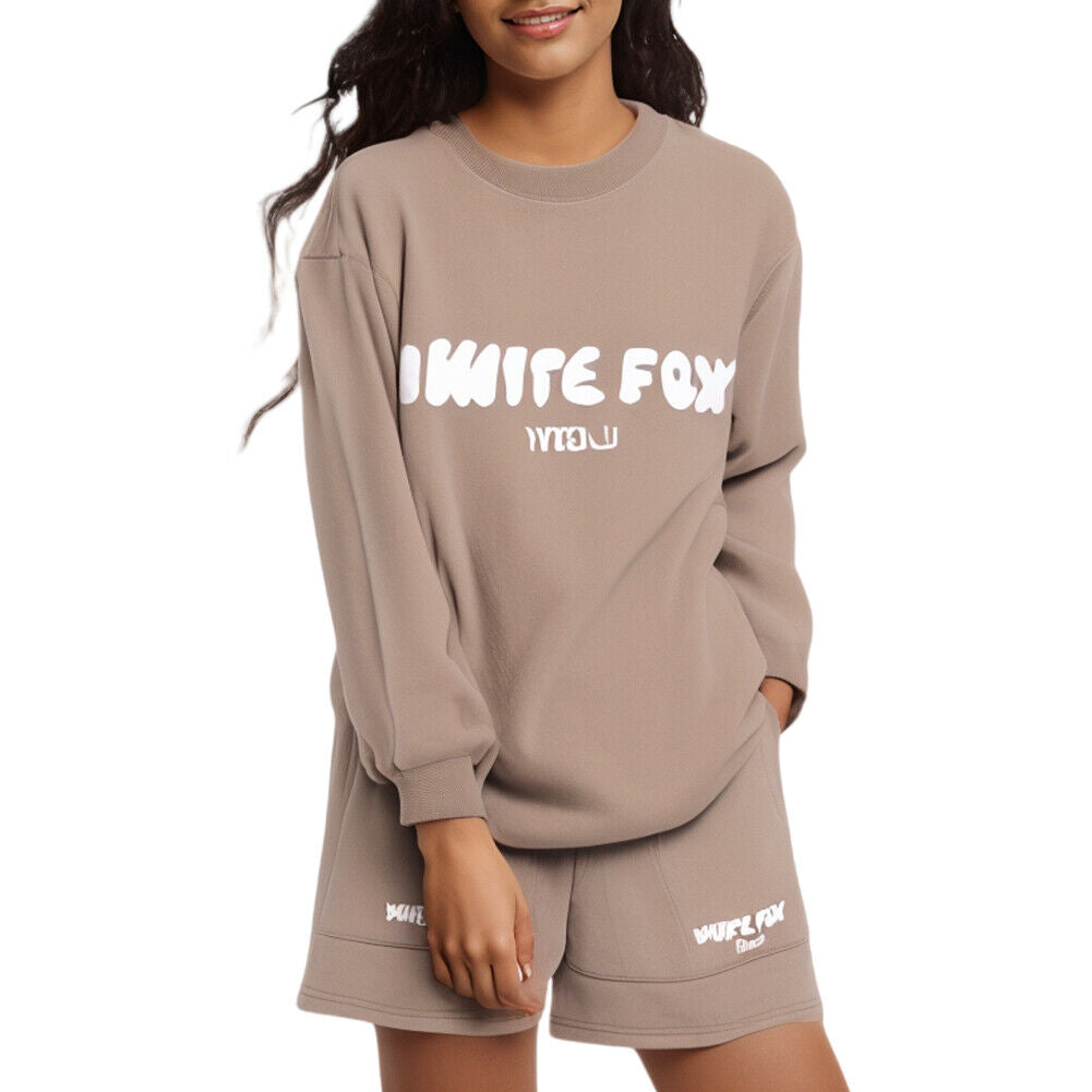 🎁White Fox Boutique Hoodie 2Pcs Tracksuit Set Hooded Sweatshirt Pullover&Fleec