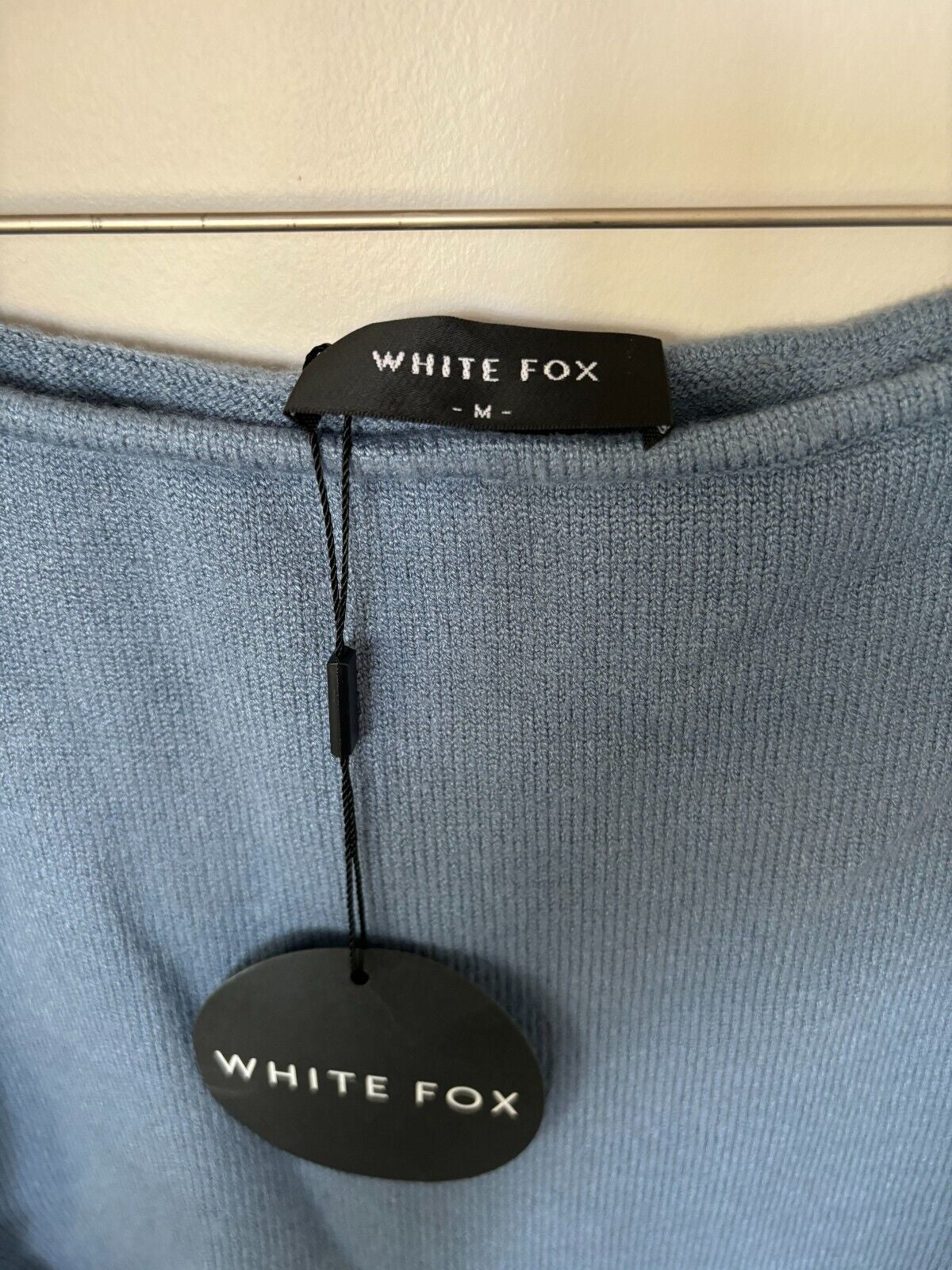 White Fox - 'Holding onto Hope' Mini Skirt in Steel with Cut Out Sides - Size M