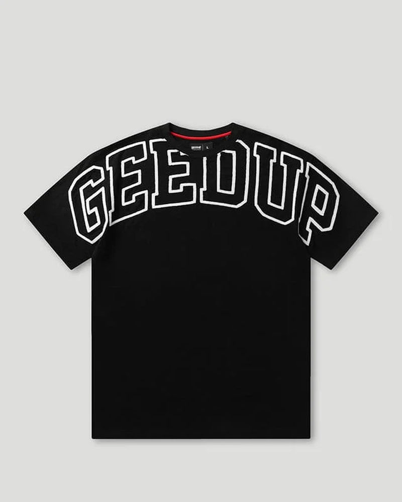 GEEDUP Team Logo T-Shirt Black/White