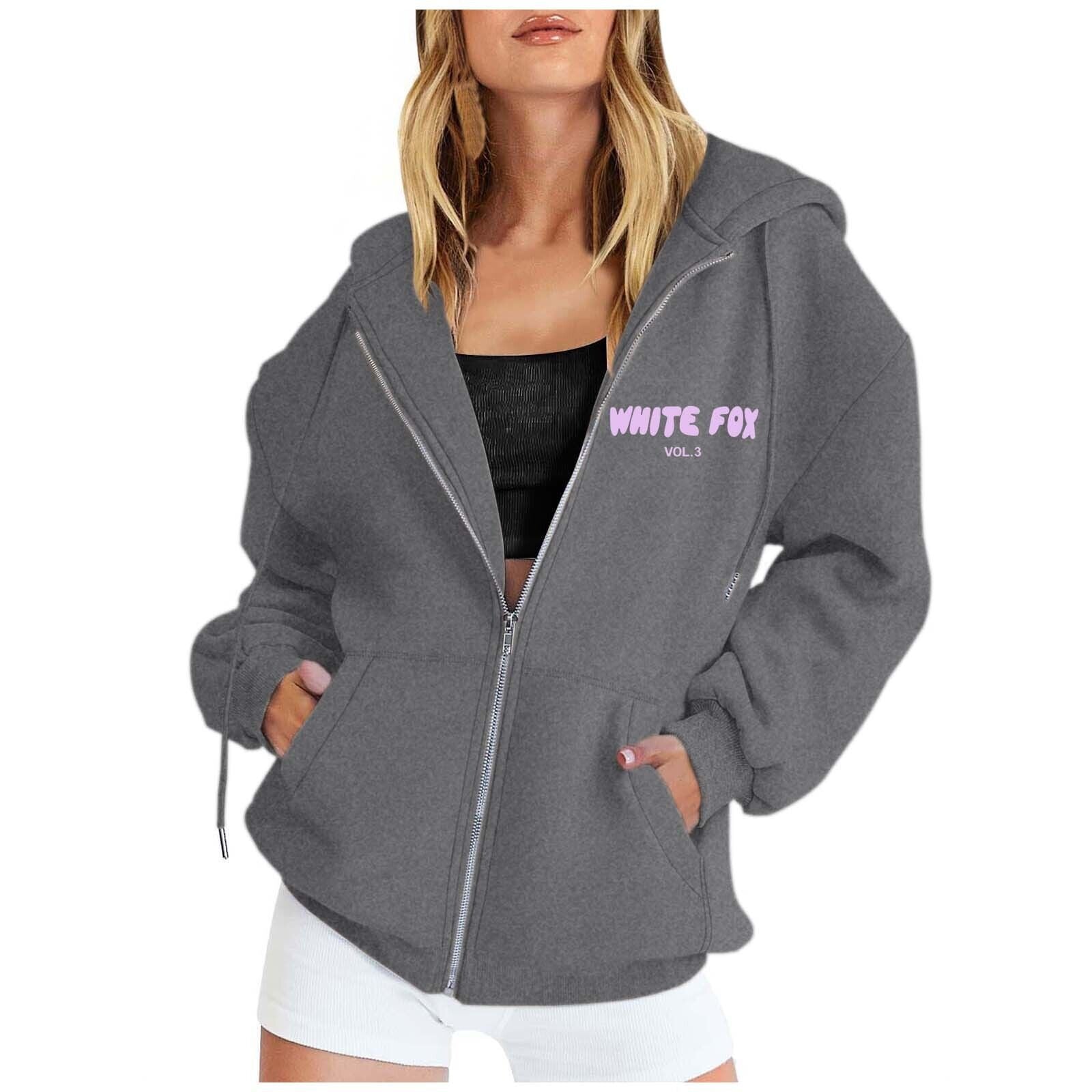 Women'S Casual Loose Printed Hoodie Sweatshirt Trendy Letter Graphic Pullover